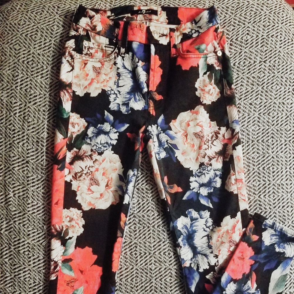 Floral Print Pants